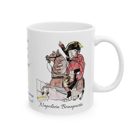 Napoleon Bonaparte - Ceramig Mug - White - 11 oz - (Spanish Version)