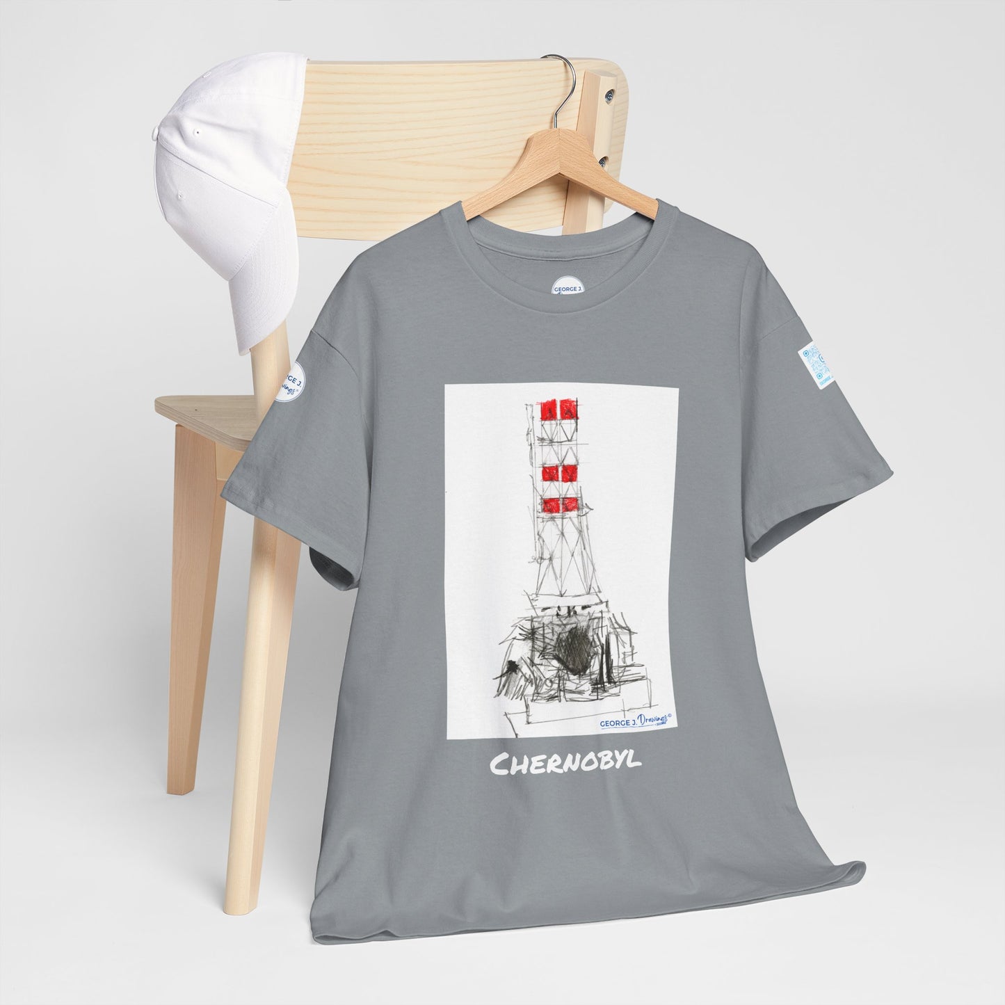 Tee - Chernobyl Historical Drawing by George J. Drawings - World History Fans