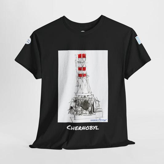 Tee - Chernobyl Historical Drawing by George J. Drawings - World History Fans