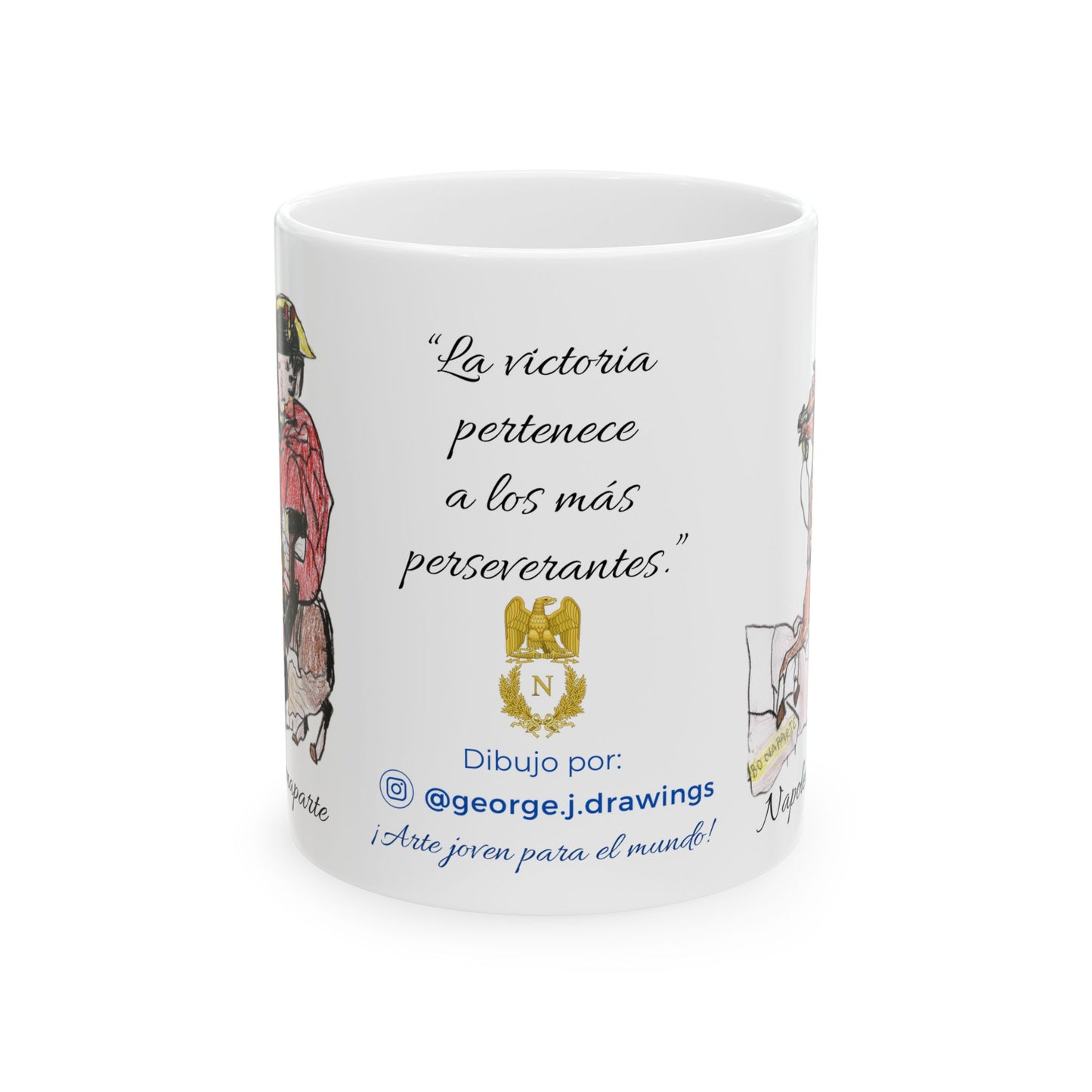 Napoleon Bonaparte - Ceramig Mug - White - 11 oz - (Spanish Version)